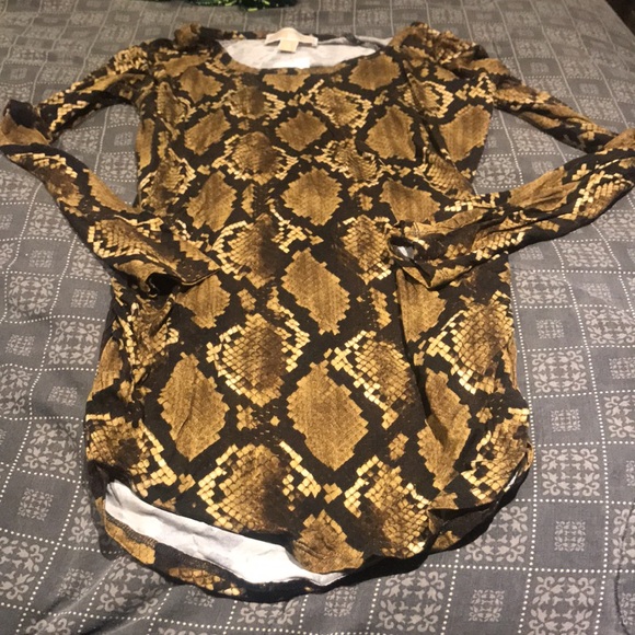 Michael Kors Snakeskin Top - Picture 2 of 9